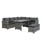 Garden furniture aluminum lounge Parma