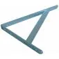 Shelf bracket, galvanized