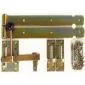 Garden gate set picket fence