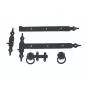 Rustic gate latch