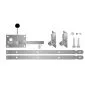Garden gate set picket fence