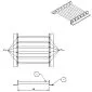 Well-grate, galvanized