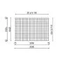 Concrete reinforcement mesh hot dip galvanized 2x3m 5/150mm