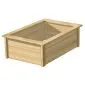 Woodframe preformed pond 147,5x103,5x47,5cm