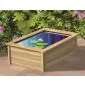 Woodframe preformed pond 147,5x103,5x47,5cm