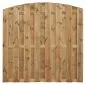 Wooden Fencing Arched 180x180cm 15 planks