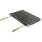 Grill grid stainless steel for barbecue masonry 55x35cm
