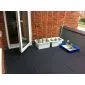 Rubber tiles black 1000x1000x25mm (m2)