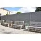 Concrete fence Rusticastone double sided 200x200cm