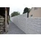 Concrete fence Rusticastone double sided 200x200cm