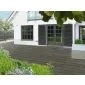 Decking board WPC composite brown 400cm (28x165mm)