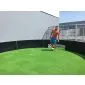 Artificial grass tiles artificial grass green 500x500x65mm