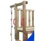 Wooden swingset Marco 120x104x210cm