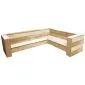 Garden lounge bench