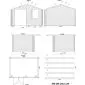 Garden shed Suffolk 3x2m