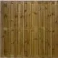 Wooden fence panel thermal modified 180x180cm 