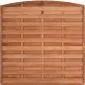 Wooden fence hardwood