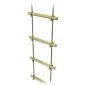 Rope ladder swingset