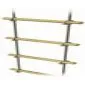 Rope ladder swingset