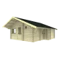 Lodge cabin Yale 5.72/4.97x6.08m (50mm)