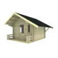 Lodge cabin Goteborg 3.66x3.66m (50mm)