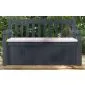 Garden bench garden storage box 140x60x84cm