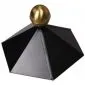 Garden shed roof cap hexagonal