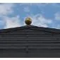 Garden shed roof cap hexagonal