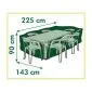 Garden furniture cover rectangular225x143x90cm