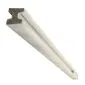 Concrete post intermediate for wooden fence grey 12x12cm