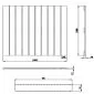 Wooden Decking tile 100x100cm pine wood