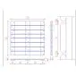 Decking tiles hardwood 50cm smooth