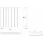 Decking tile Deck pine wood 50x50cm