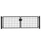 Wire mesh fence gate 203cm high and 300cm wide
