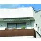 Willow fencing rolls composite darkbrown 2x3m