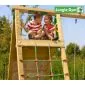 Wooden play house Jungle Hut climbing