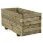 Wooden planters hexagonal set
