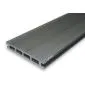Composite decking boards grey 225cm (21x140mm)