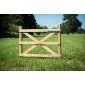 Garden gate oak frame 90x120cm