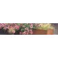 Corten steel planters rectangle 100x40x40cm